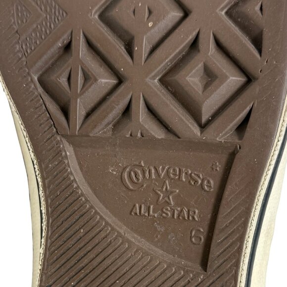 Vtg 80s Converse Checkerboard Metallic High Top Indie Grunge Retro Sneaker 6/7.5 - Picture 11 of 11